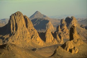 L'Assekrem vu de l'ermitage du Père de Foucauld